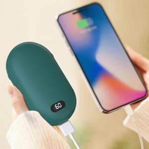 LED 휴대용 충전식 전기 손난로 보조배터리 충전식 5200mAh 양면발열