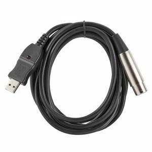 거치형 자동차TV 모니터 케이블 USB 수-3 핀 XLR 암 마이크 가라오케 노래 스플리터 악기