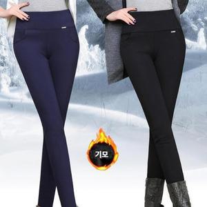 [BZHJGLKK_51]기모 여자바지 캐쥬얼 스판 면바지 배기바지