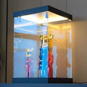 케이스 조명 피규어 아크릴 40cm 전시 디스플레이 led 투명 50cm 램프