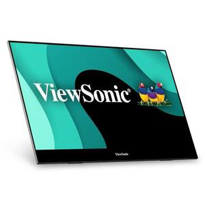 뷰소닉 호환 VX1655 4K OLED 15.6인치 UHD 휴대용 모니터(2방향 POWER LOGIC 60W USB C, 미니 HDMI, 듀얼 스피커 및 마그네틱 커버가 내장된 스탠드 포함)