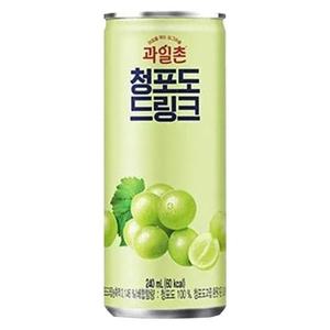 [해태] 해태 과일촌 청포도 드링크 240ml x 30캔 음료수