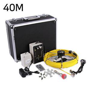 산업용 내시경 카메라 케이블 DVR 모니터 가방 세트 40M 뚜렷한 탐지기 LED