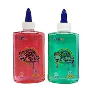 종이나라풀 컬러 액체풀 147ml 낱개 6개 1세트 슬라임 재료 글루