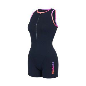 수영복 본사직영 여성 탄탄이 하프집업 반신수영복 블랙 RN-LS2E552-BK 595231