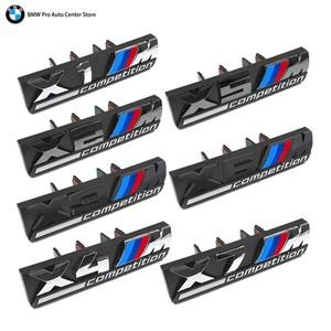 BMW 자동차 스타일링용 3D 전면 그릴 엠블럼 X1 X2 X3 X4 X5 X6 X7 M 경쟁 E83 F39 F10 F30 G11 E46 E90 장