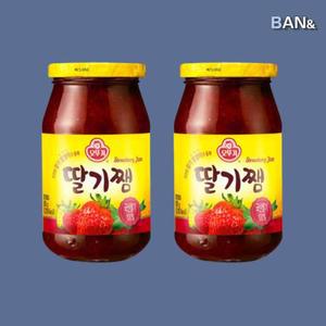 [기타] 오뚜기 딸기쨈 850g 2개 국산 과일잼