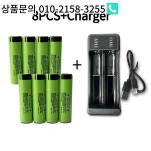 NCR18650B 배터리 충전식 리튬 3.7V 3400mAh 34B 전동 칫솔