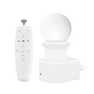 전구 콘센트 LED 무드등 3W 원격제어 플러그 콘센트전구 테이블램프 조명 무선조명등