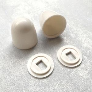 플라스틱 스팅크 팟 볼트 커버 변기 앵커 나사 캡, 가정용 욕실 고정장치 부품, 3.50x3.50x2.00cm, 2