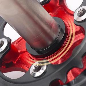 GXP 24mm 크랭크 체인 링 어댑터 용 Shimano 2 Pcs 자전거 밑면 브래킷 액슬 와셔 스페이서 통합 중공
