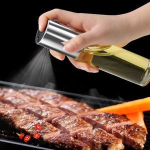 전기그릴 누수 방지 그릴 BBQ 오일 디펜서 조리기구 로스팅 그릴용 올리브 오일 분무기 유리 스프레이 병