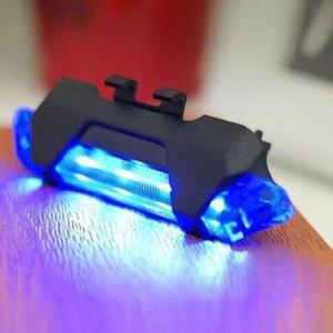 [MELL58QS_53D1]안전등 LED 안전 점멸기 USB 충전 블루