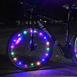 [MEK0N6O4_53D1]자전거 LED 와이어 휠라이트 야간안전등