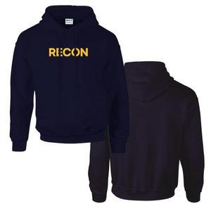 밀리터리 RECON 네이비 옐로우 후드티 기모