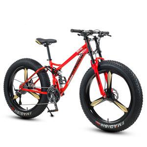 바퀴큰자전거 카본 하드 풀샥 mtb MTB 30단 다운힐 입문용 팻바이크 자전거 와이드