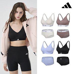 [아디다스](25SS) 아디다스 에어로 스트레치 브라팬티 4세트 패키지