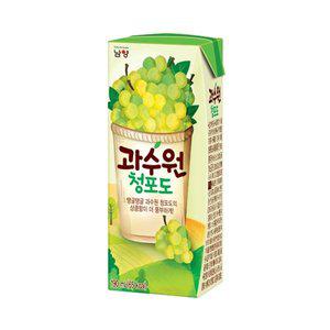 [찬이네과수원]과수원 청포도 190ml x 48개
