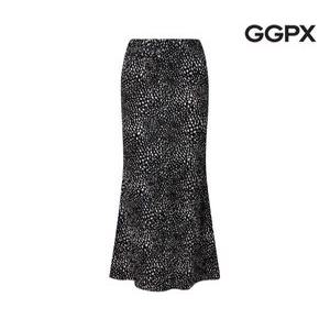 [GGPX]레오파드 플리츠 머메이드 롱 스커트 (GP3SK024F)