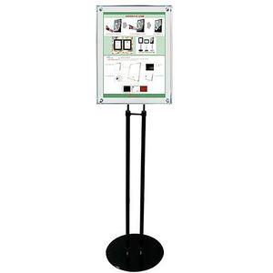 포스터 자석액자 스탠드APS-1250B A3/백색펄 입간판 게시판 메뉴 스탠드