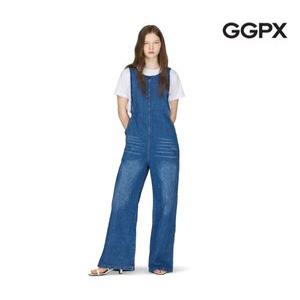 [GGPX]와이드핏 데님 롱 점프수트 (GP4OP009F)