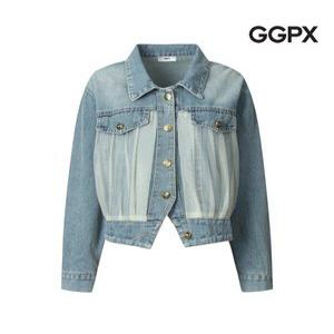 [GGPX]쉬폰 금장 데님 자켓 (GP3JK008F)