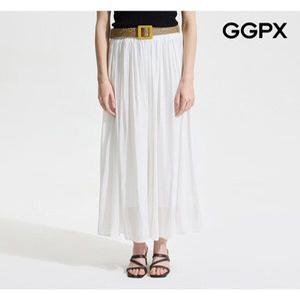 [GGPX]플리츠 썸머 벨트 스커트 (GP4SK010F)