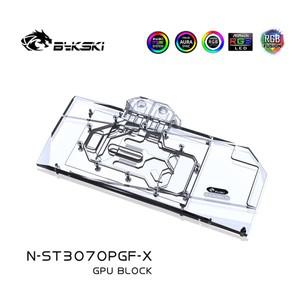 Bykski GPU 워터 블록 Zotac RTX3070 8GD6 PGF OC/3060TI OC 그래픽 카드용 구리 라디에이터