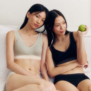 [컴포트랩] 쉬는날 플리츠 브라렛