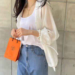 [모니카룸] (L/XL)(빅사이즈)썸머 텐셀 후드 점퍼