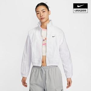 [매장정품] 나이키 NIKE 스포츠웨어 에브리씽 우븐 여성 오버사이즈 리펠 UV 프로텍션 재킷 HJ1000-100 155