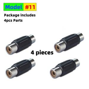 자동차 후방 카메라 모니터 연장 라인 코드 RCA  DC 케이블 어댑터 변환기 4 핀 항공 남성 여성