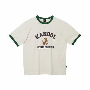 [캉골] 플레이 로고 링거 티셔츠 2775 아이보리 (KRECST27750)