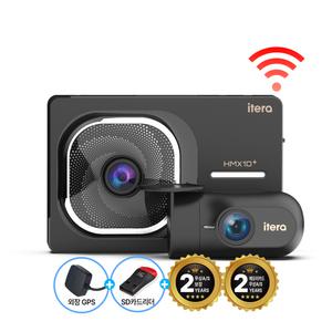 아이테라 QHD WIFI 블랙박스 2채널 64G GPS포함 HMX10 스마트폰연동 무상 AS 2년 ADAS 초절전 주차대기 127일
