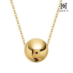 [골드앤] 14K 심플 골드볼 7mm 목걸이 YG