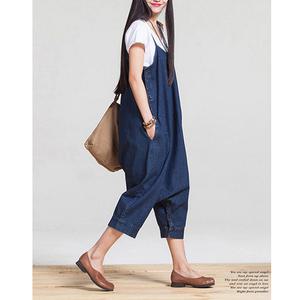 2in1 데님 점프수트 원피스 롱셔츠 가을 청 여성 펜츠