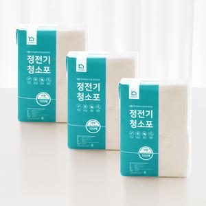 정전기 청소포 대형 300매 청소부직포 (100매X3팩)