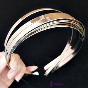 국내산) 철제 금속 머리띠/니켈 머리띠/리본공예재료/어린이 성인 머리띠 부자재