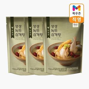 생생녹두삼계탕[냉장] 1kgx3팩