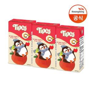팁코키즈 애플 그레이프 110ml 12개