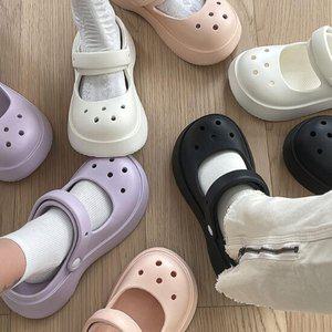 어나더뷰 4cm 메리제인 통굽 슬리퍼 키높이 샌들 1557