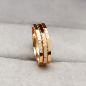 14k 18k 로즈골드 반지 패션반지 럭셔리 커플링(R197)