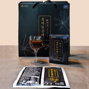 의성 흑마늘진액 60ml 30포 추출액 93% 흑마늘 20% 함유 액기스 즙