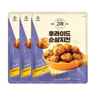 고메 후라이드 순살치킨 450g x 3개