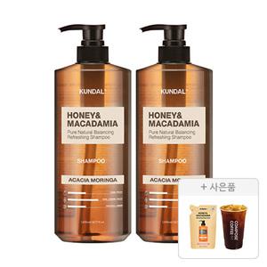 쿤달 네이처 샴푸, 일랑일랑, 1058ml, 2개 + 증정(바디워시 리필팩, 베이비파우더, 400ml)