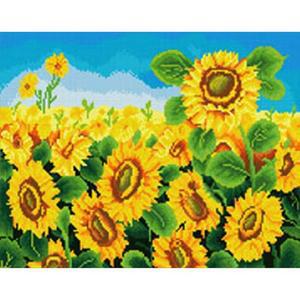 [OFK4Q5Q6]해바라기의 향연  캔버스  보석십자수 40x50