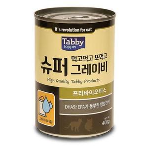 [OFM853OP]테비 고양이 캔 통조림 캣 프리바이오틱스 400g