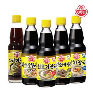 오뚜기 국수장국 360ml 5종 비빔장 가쓰오부시 메밀장국 메밀소바 국수