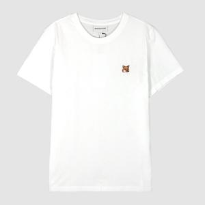 메종키츠네 25SS 여성 폭스헤드 반팔티 화이트 LW00105KJ0008 P100