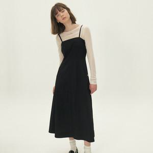 [데카브] 슬리브리스 뷔스티에 원피스 BK_K241PSE701